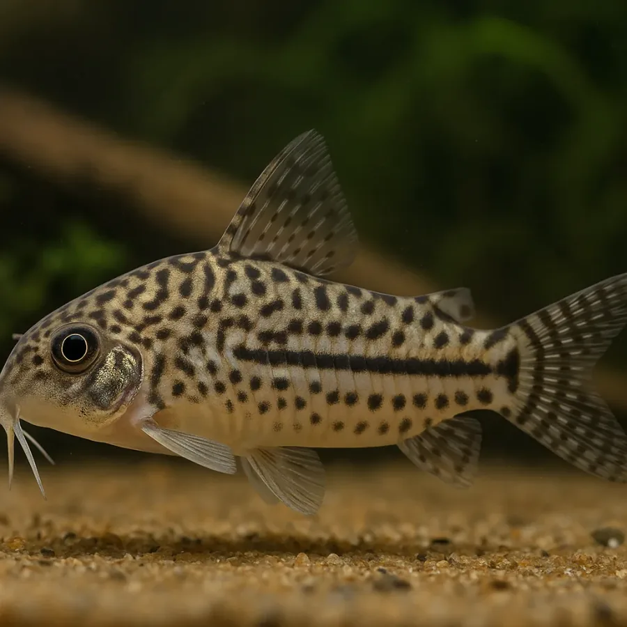 False Julii Cory Catfish, a community leaning 2.5 inch aquarium species for 20+ gallon tanks