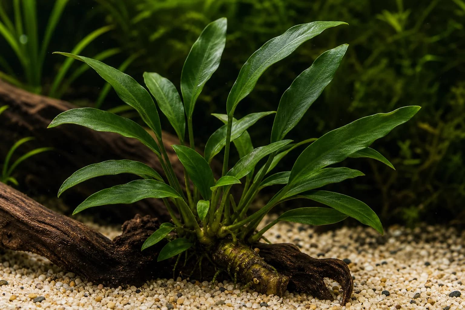 Gracilis Anubias aquarium plant