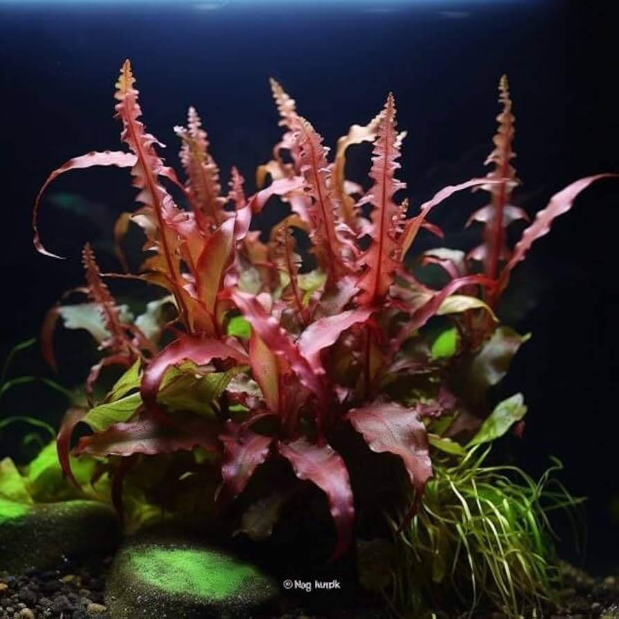 Red Crypt aquarium plant